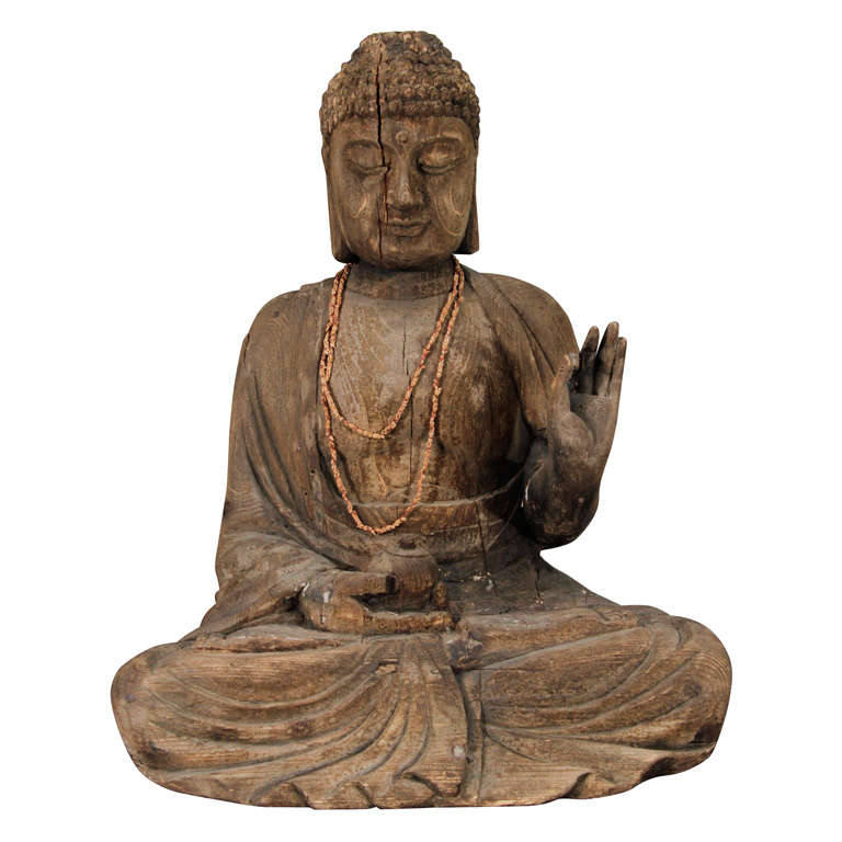 20th Century Buddha Sculpture For Sale