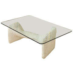 1940s Sculptural Low Table by Duck Shin 1