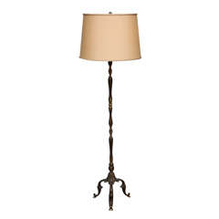 Handsome Bronze Floor Lamp