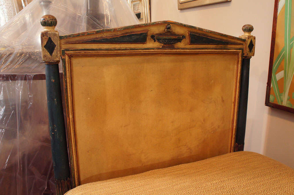 19th Century French painted day bed