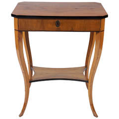 Austrian Biedermeier One-Drawer Occasional Table or Stand