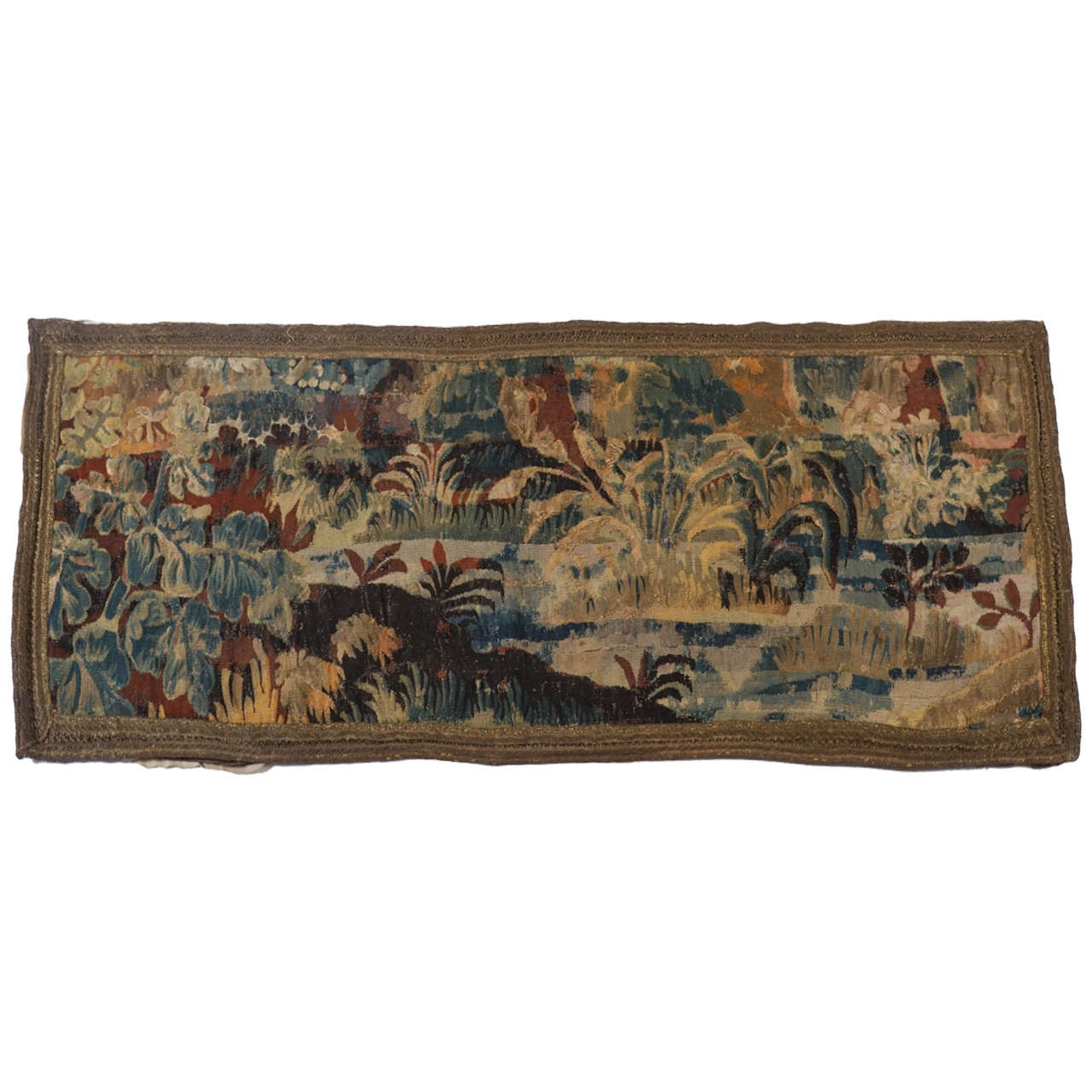 17th Century Flemish Verdure Tapestry Panel