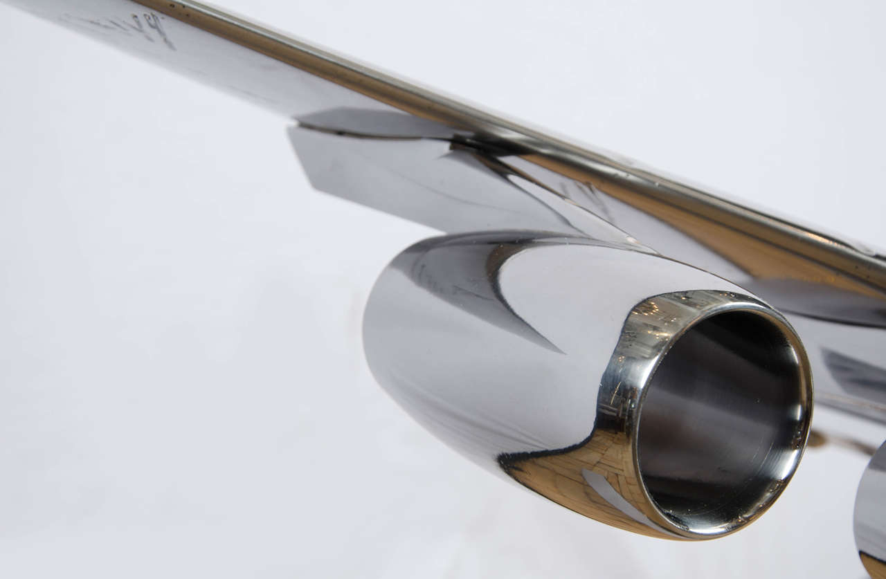 Steel Aircraft Wing Wind Tunnel Model