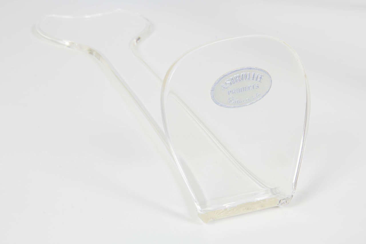 Fantastic and Large Ritts Co. Lucite Freeform Centerpiece Bowl 1