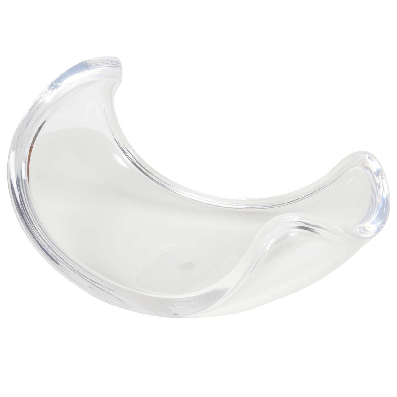 Fantastic and Large Ritts Co. Lucite Freeform Centerpiece Bowl