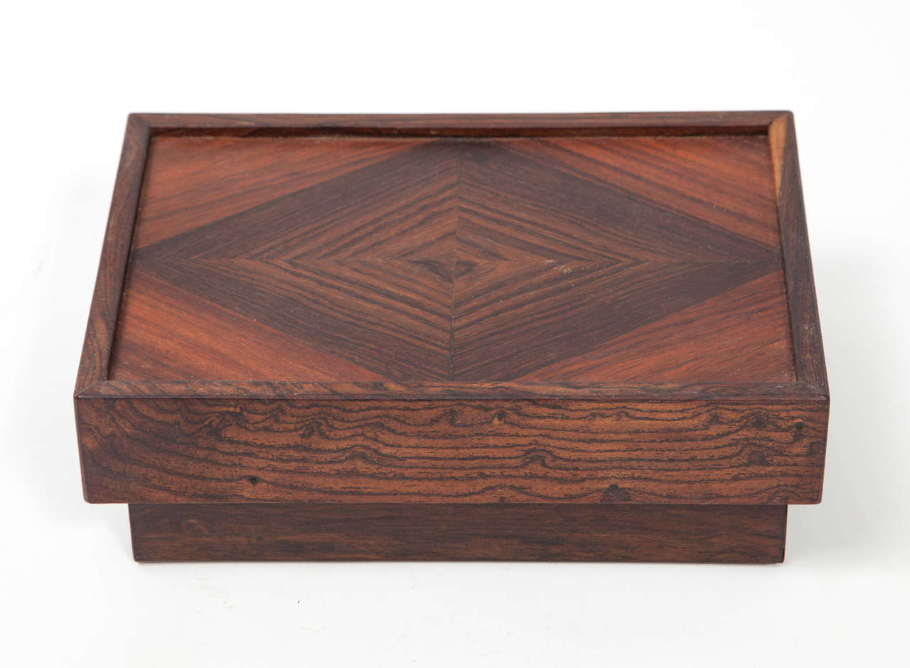 Mid-Century Modern Don Shoemaker Rosewood Box