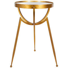 Modernist Astronomic Side Table with Tripod Design