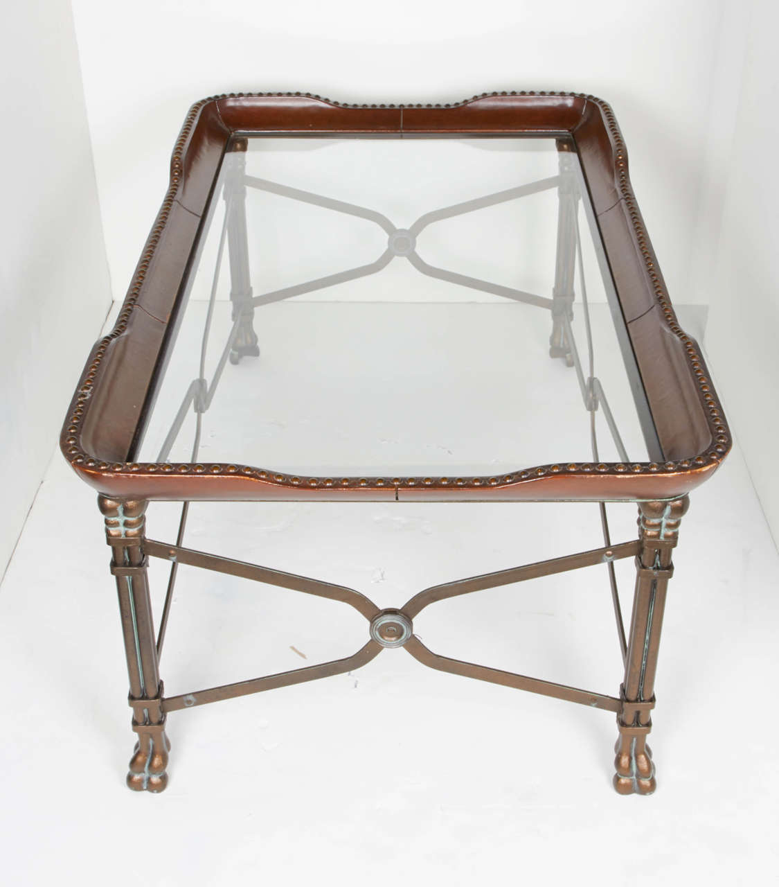 Elegant Campaign Style Cocktail Table 3