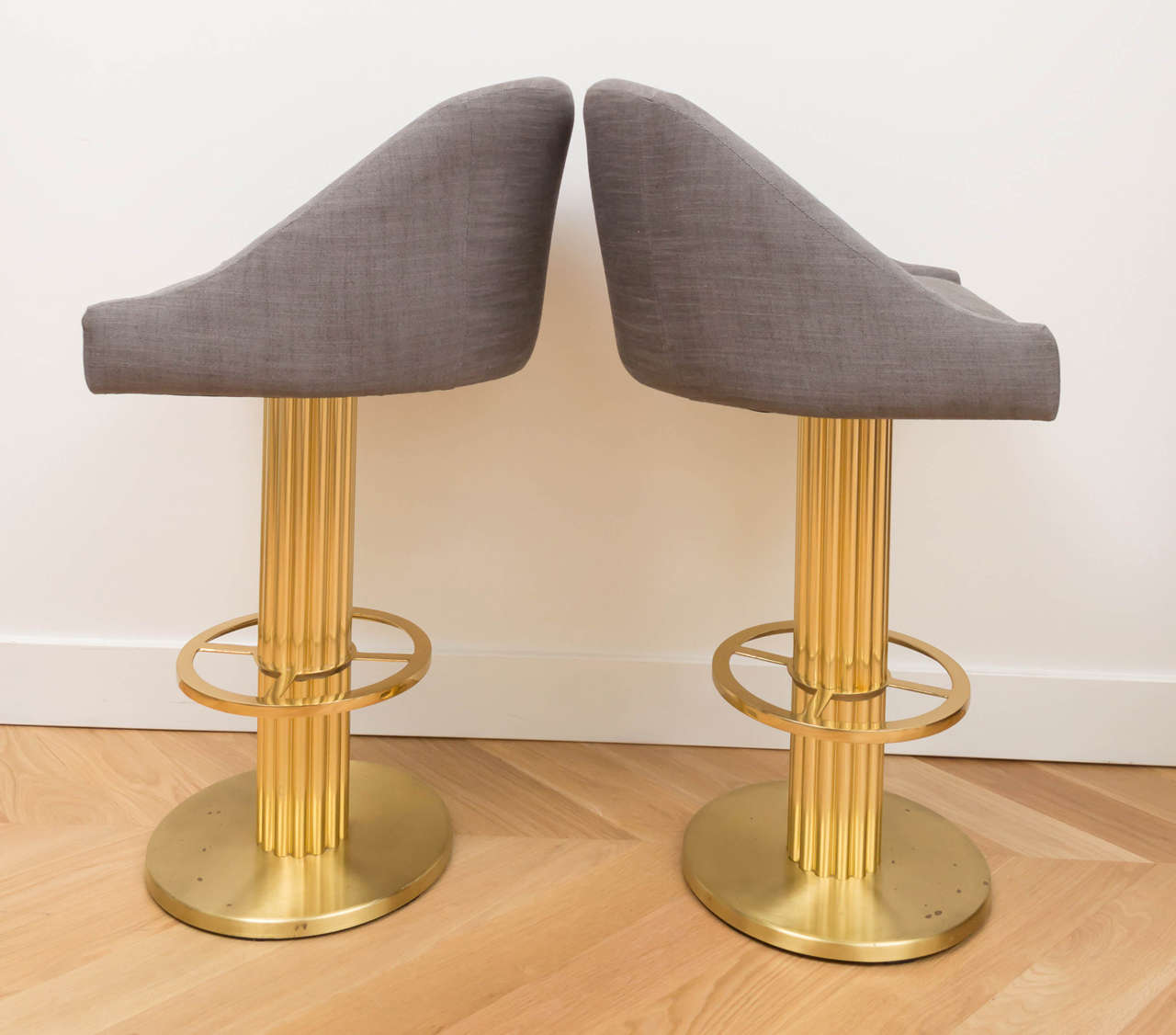 Design for Leisure Brass Barstools 2