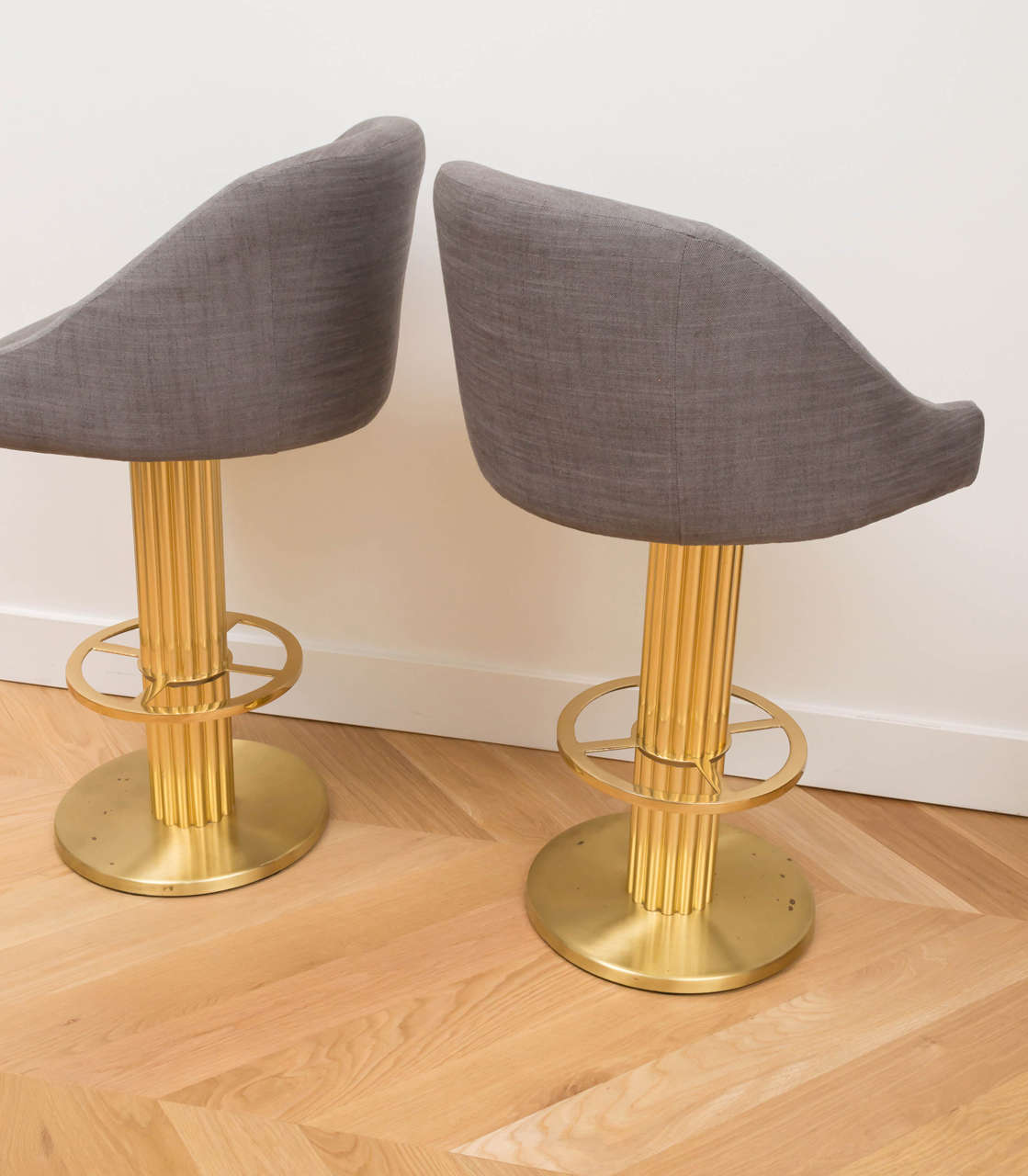 Design for Leisure Brass Barstools 4