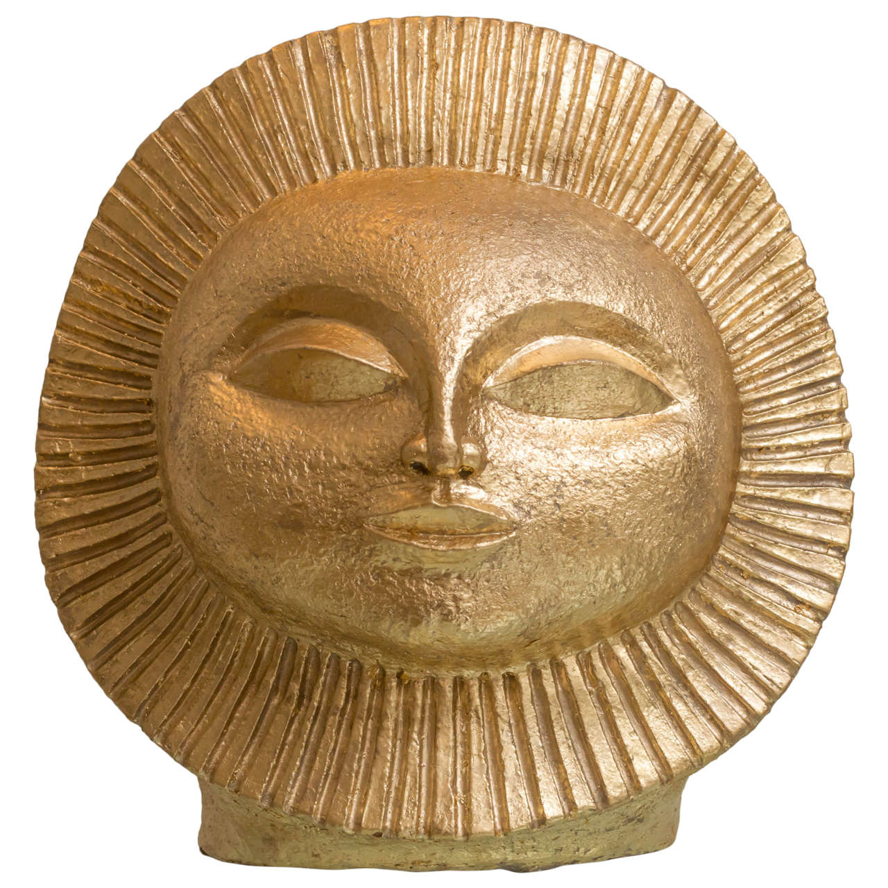 Gilt Paul Bellardo Sun Sculpture