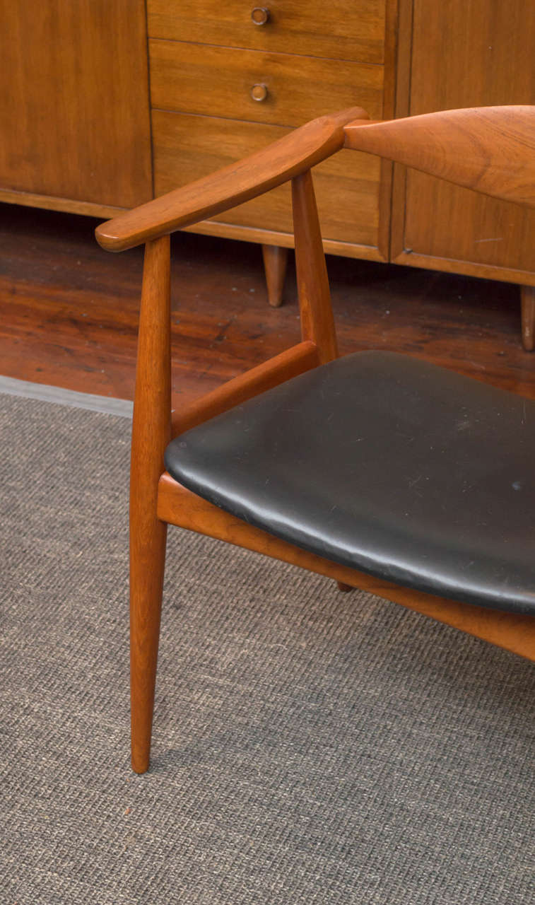 Hans Wegner Armchair CH 35 In Good Condition In San Francisco, CA