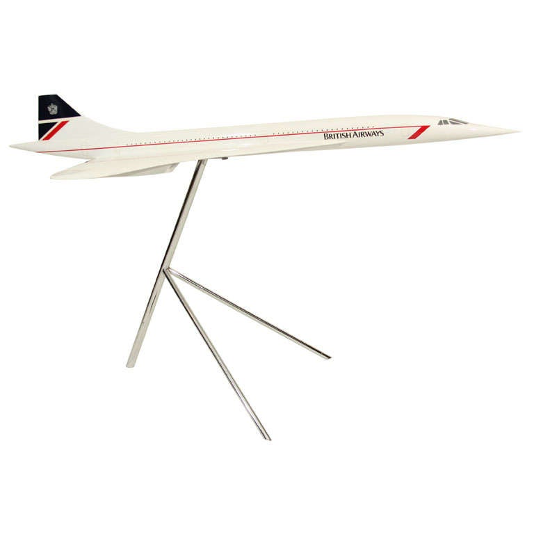 Model of British Airways Concorde Jet