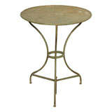 Green Patina Garden Table