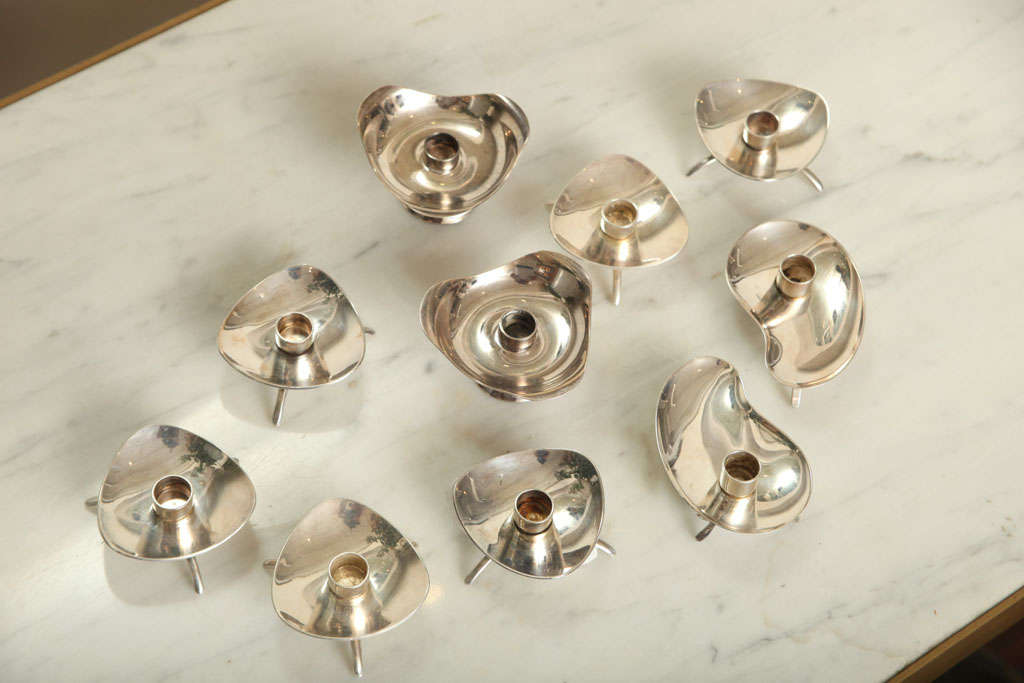 Danish Sterling Candle holders