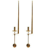 Pair of Wall-Mounted Candle Holders