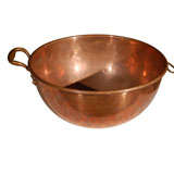 Antique French Copper Bowl