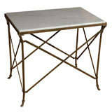 Antique French Folding Campaign Table