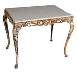 Antique Cast Iron Side Table