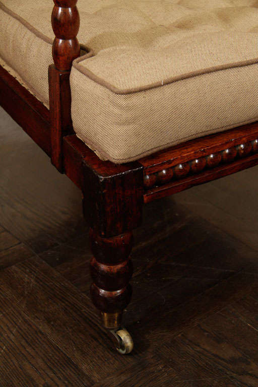 Pair of English Victorian Bobbin Armchairs