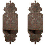Pair of 19th Century Turkish Turban/Candle Stands