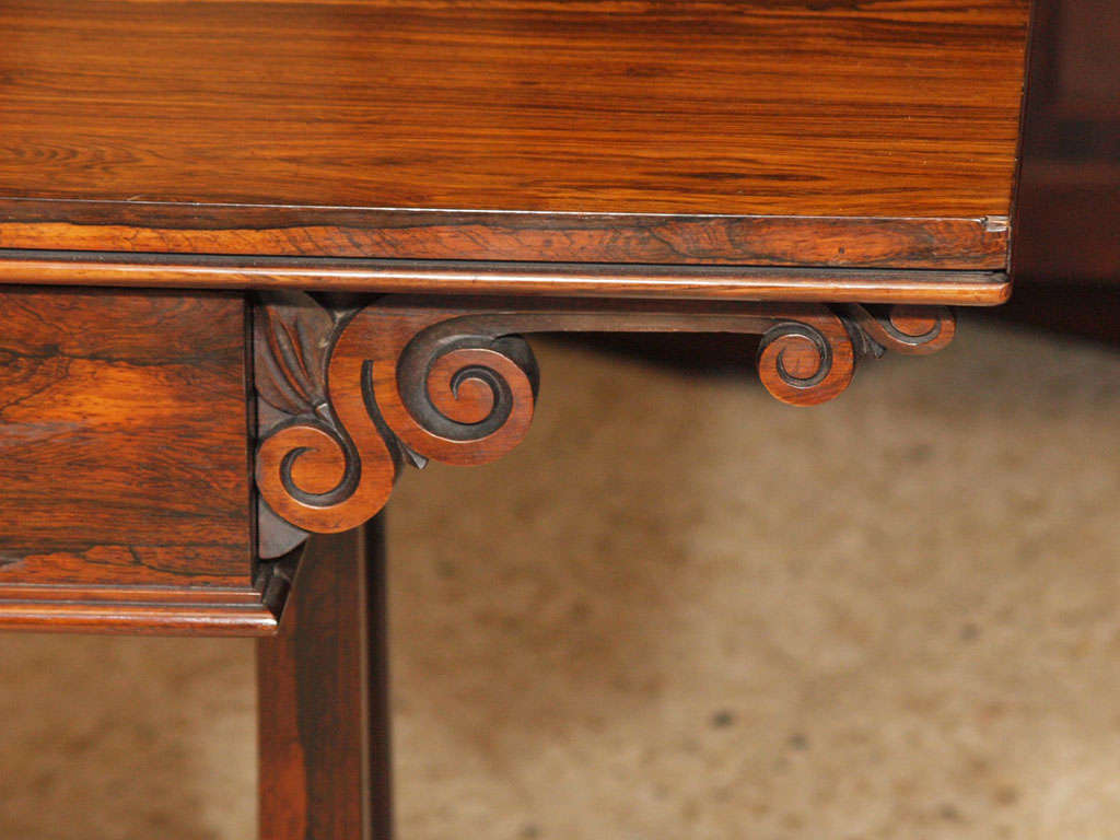 Antique Library Table In Excellent Condition In New Orleans, LA