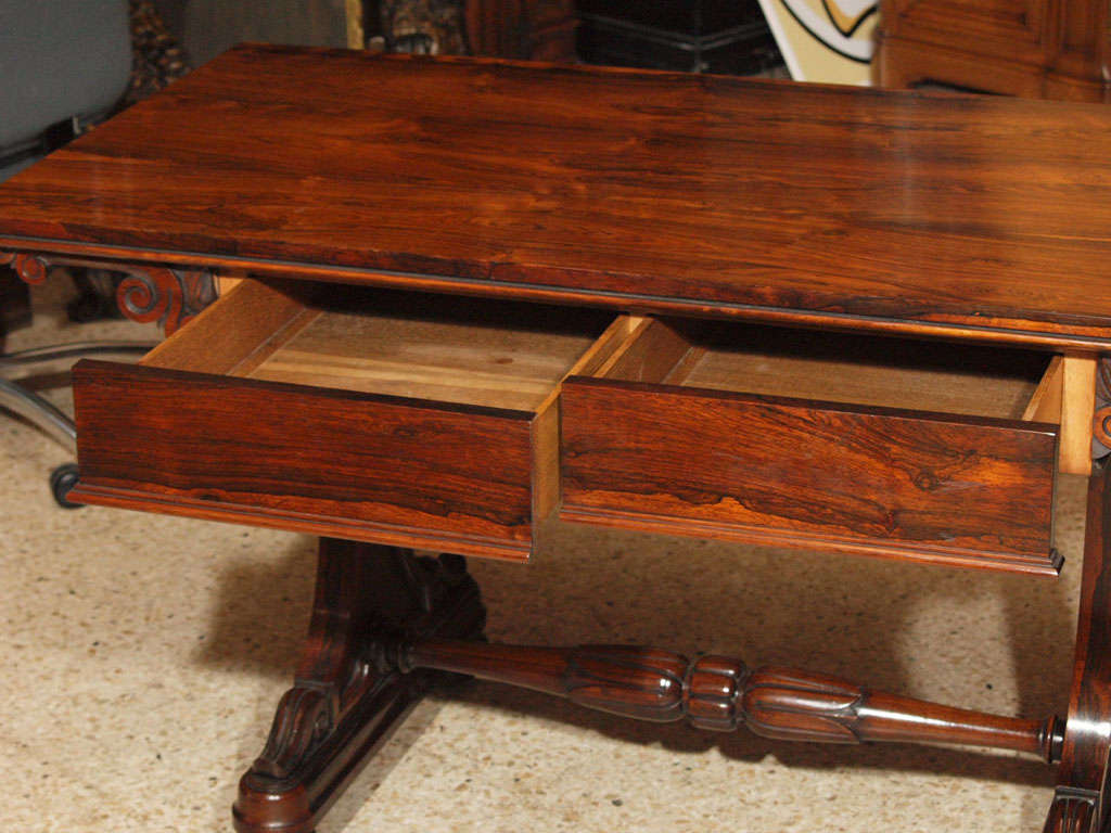 19th Century Antique Library Table