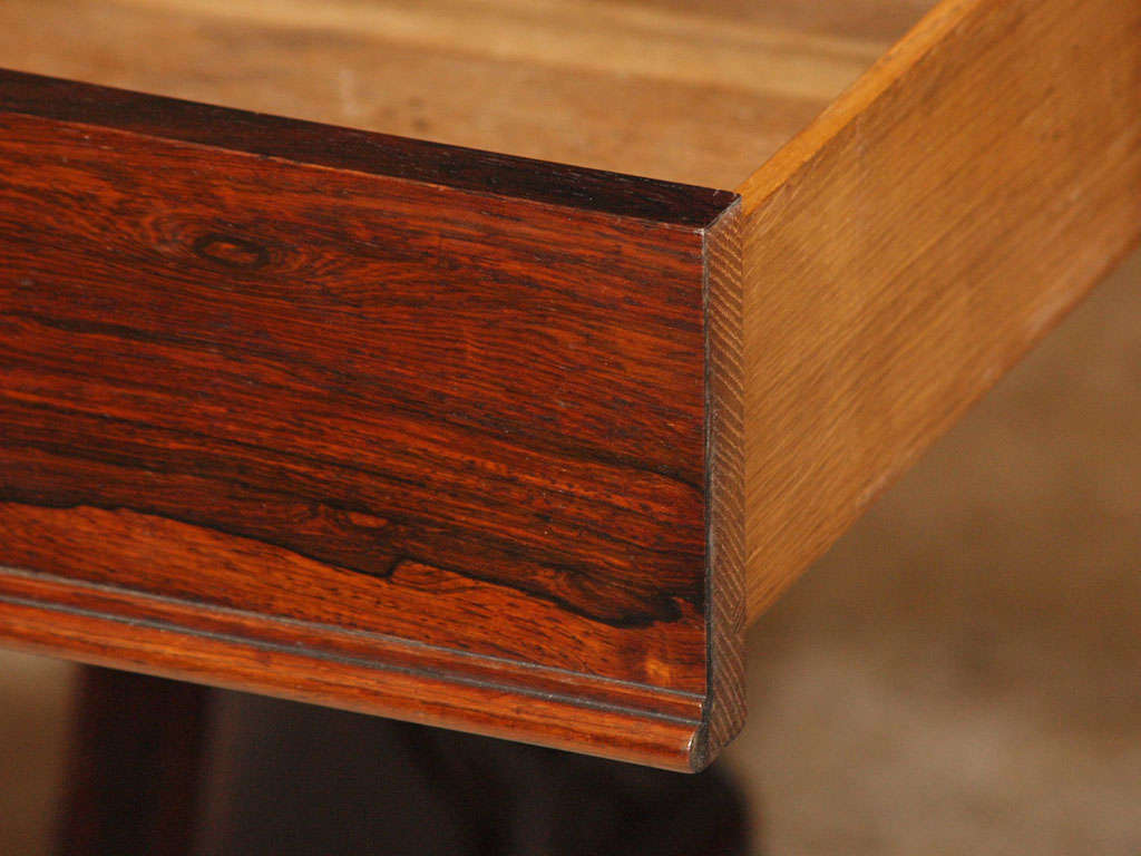 Rosewood Antique Library Table