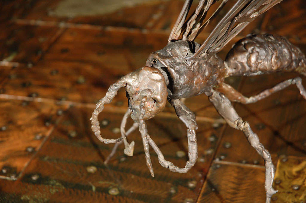 1960s Bronze Wasp Sculpture. For Sale 3