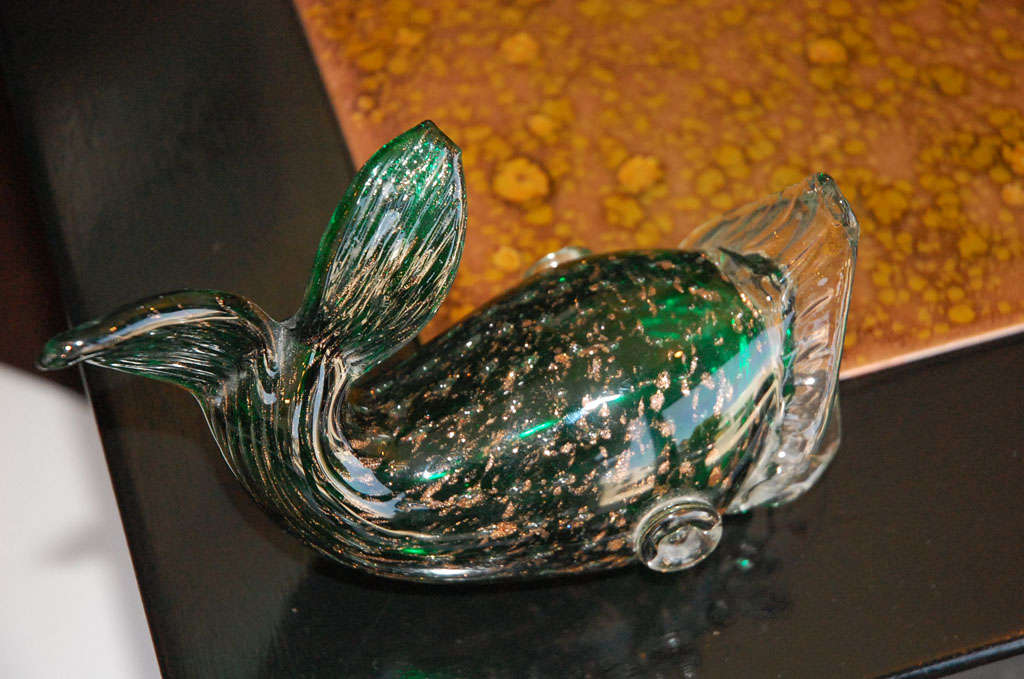 Murano Glass Fish Sculpture. 4