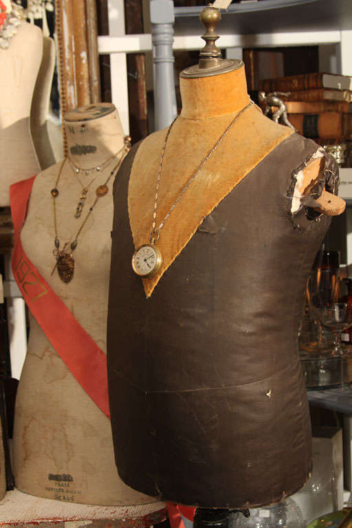 Fabric group of eight male and female mannequins