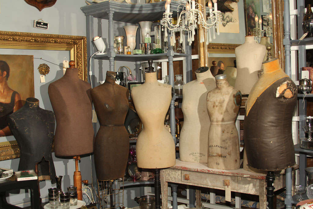 19th Century group of eight male and female mannequins