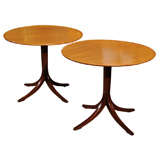 Frits Henningsen-Occasional Tables, pair.