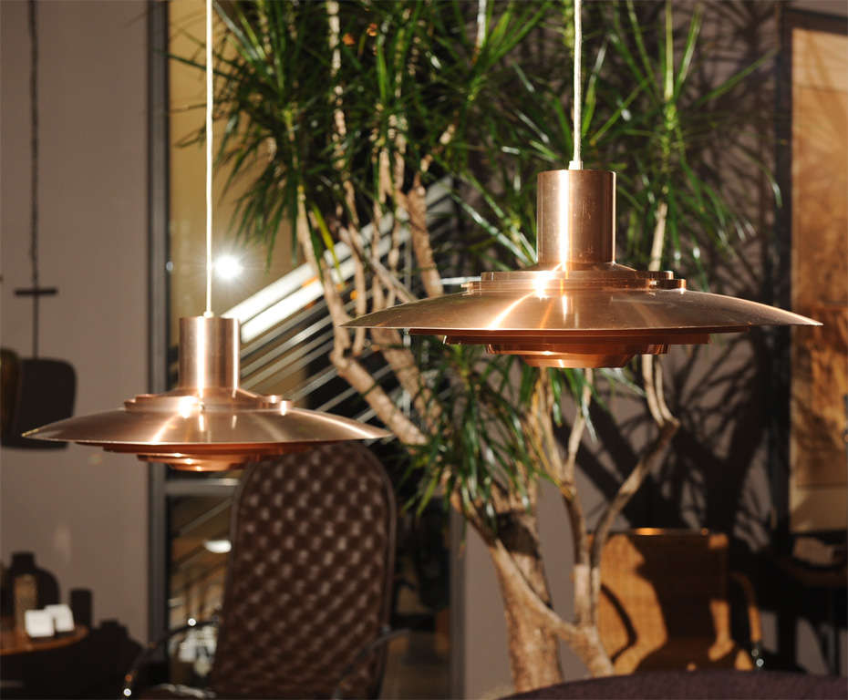Danish Preban Fabricius and Jorgen Kastholm- Pendant Lamps, pair