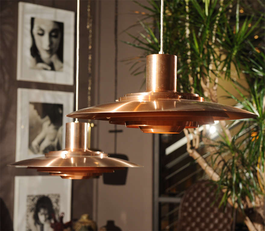 Preban Fabricius and Jorgen Kastholm- Pendant Lamps, pair 1