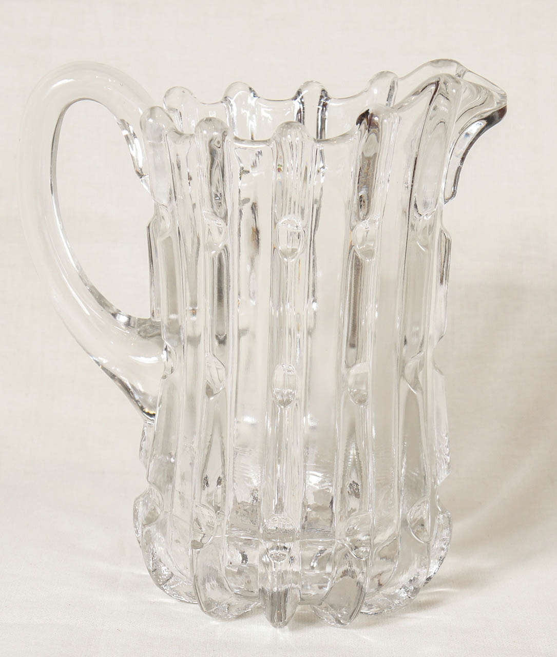 American Five 19th Century Glass Pitchers