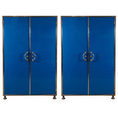 A Pair of Wardrobe Cabinets by Rudolf Vichr