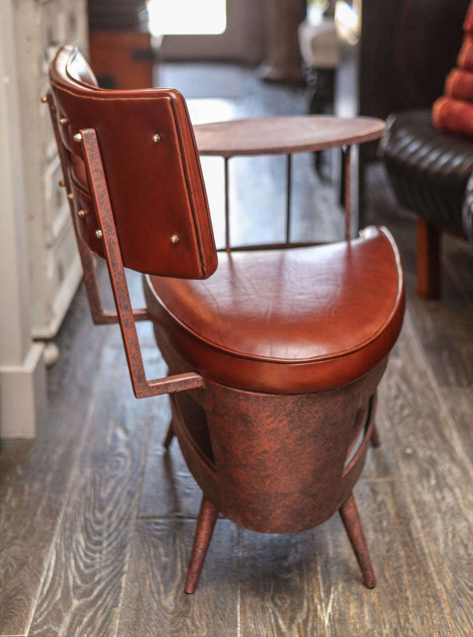 French Telephone Chair with Table Combo
