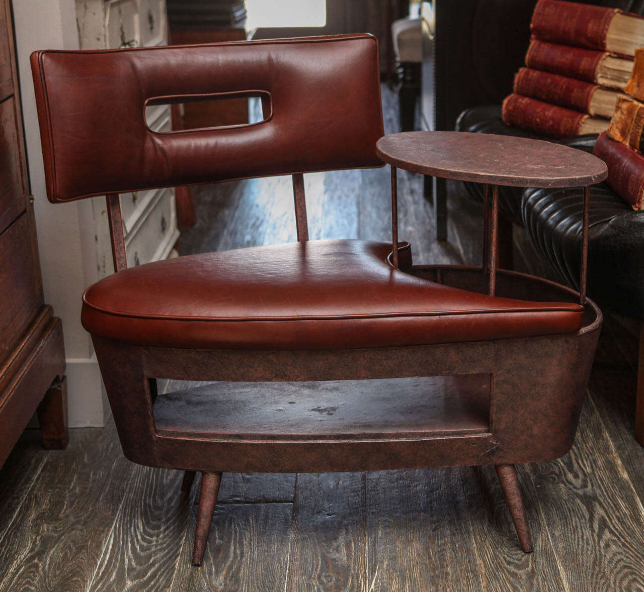 Telephone Chair with Table Combo at 1stdibs