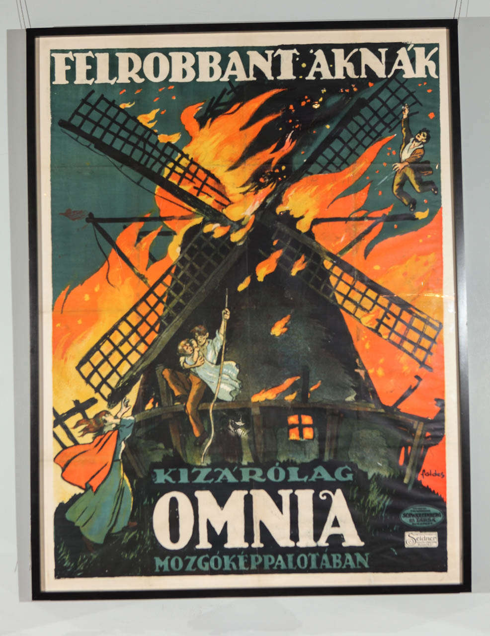 Original lithograph of Hungarian film poster - 