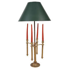 Bouillotte Brass Table Lamp