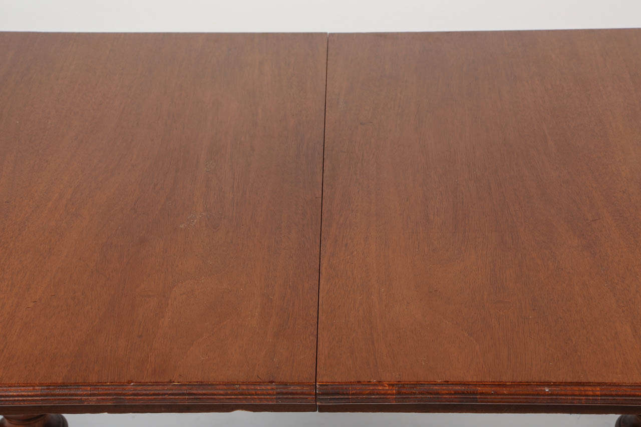 Acajou Table à manger en acajou de style Duncan Phyfe en vente