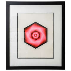 Signed and Numbered 120/300, Color-Lithograph, Victor Vasarely, 20th C.