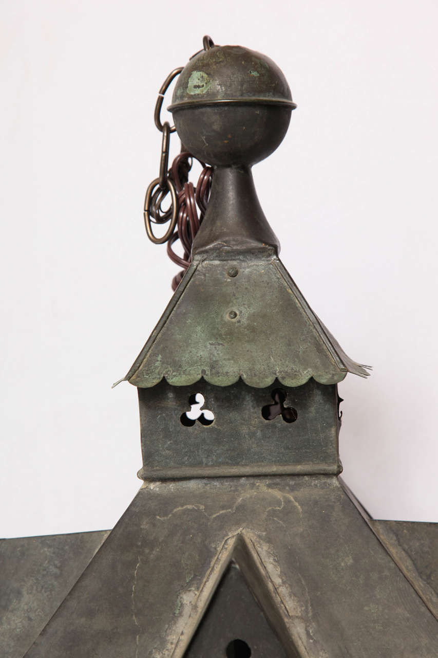 19th Century Lantern with Celtic Motif 2