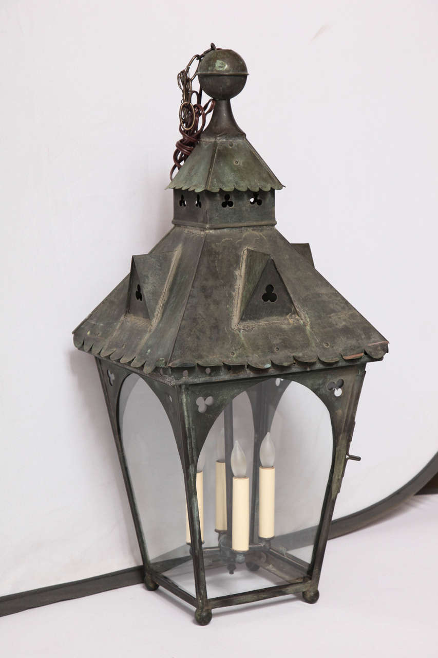 19th Century Lantern with Celtic Motif 3