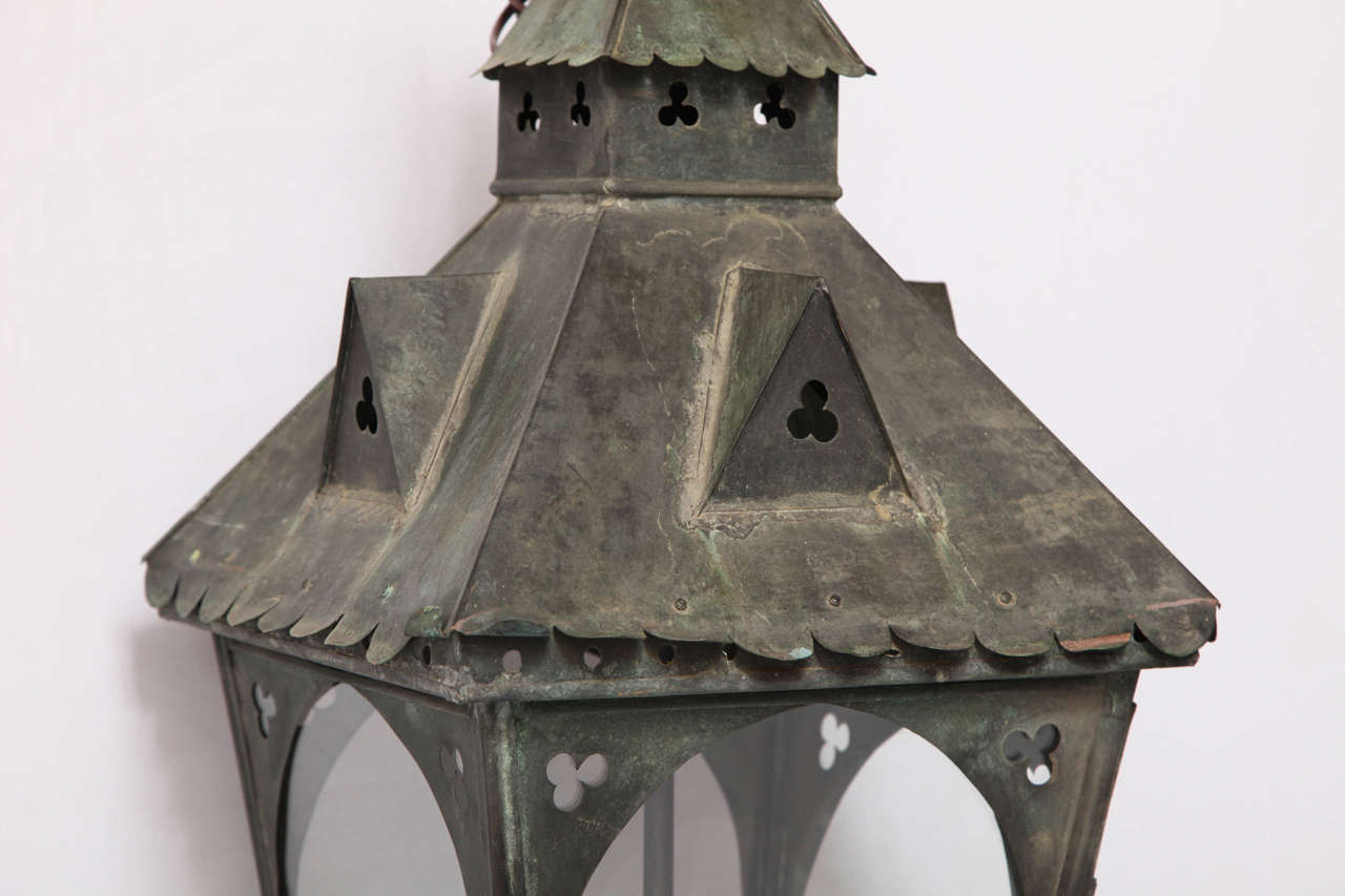 19th Century Lantern with Celtic Motif 4