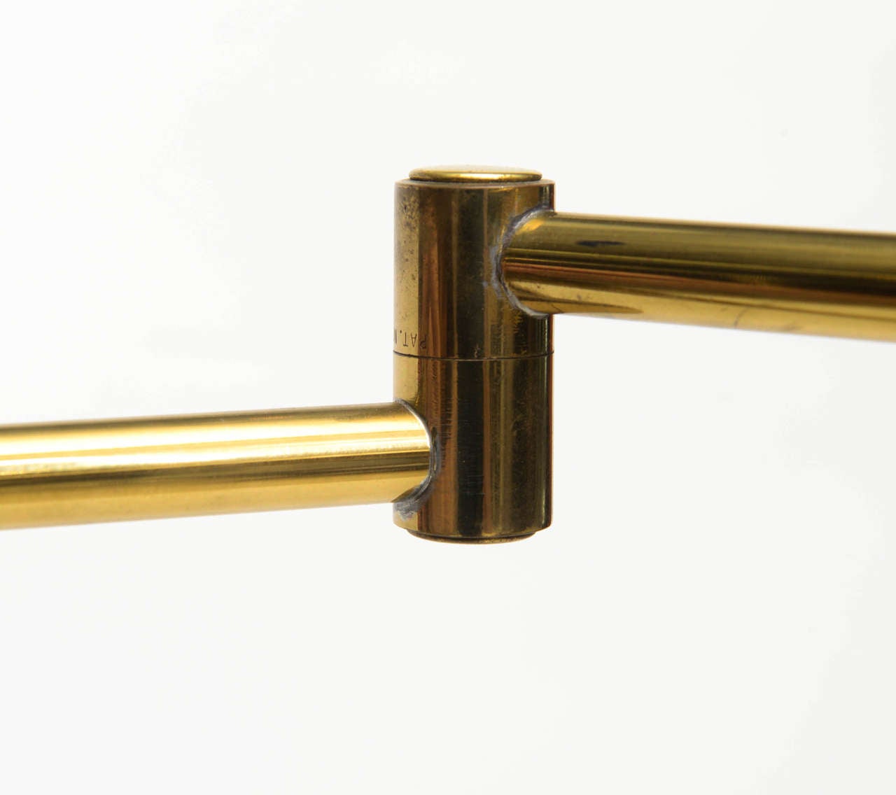 Pair of American Modern Adjustable Brass Floor Lamps, Castelli 2
