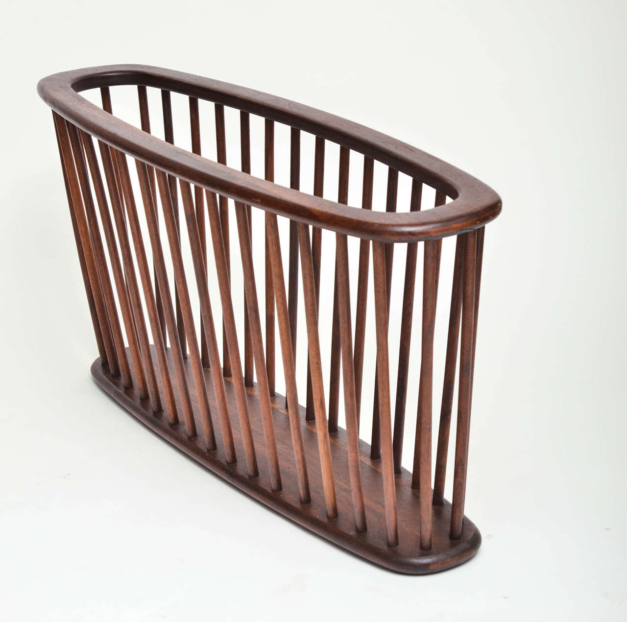 wood magazine rack