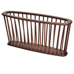 Large Wood Magazine Holder