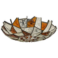 Mosaic Style Flush Mount Ceiling Fixture in the style of Poliarte